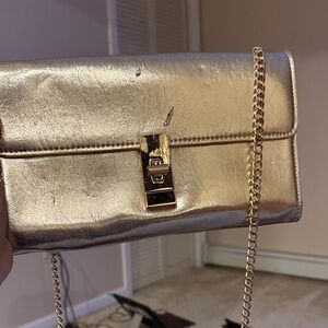 Gold Chain Clutch